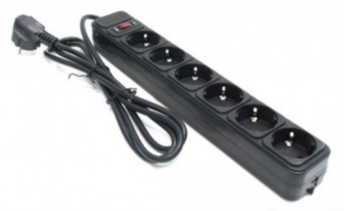 картинка Блок электрических розеток 6 шт. 220V с шнуром от магазина Интерком-НН