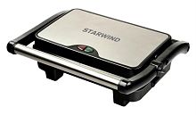 картинка Электрогриль Starwind SSG2040 1500Вт серебристый/черный от магазина Интерком-НН