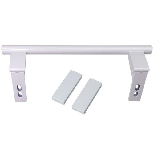 картинка Ручка двери 7430670-CH отжимная L=310мм с накладками (белая) для холодильника Liebherr от магазина Интерком-НН