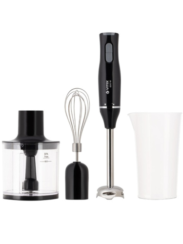 картинка Vitek VT-3424 погружной блендер 800Вт 2 скорости, черный от магазина Интерком-НН