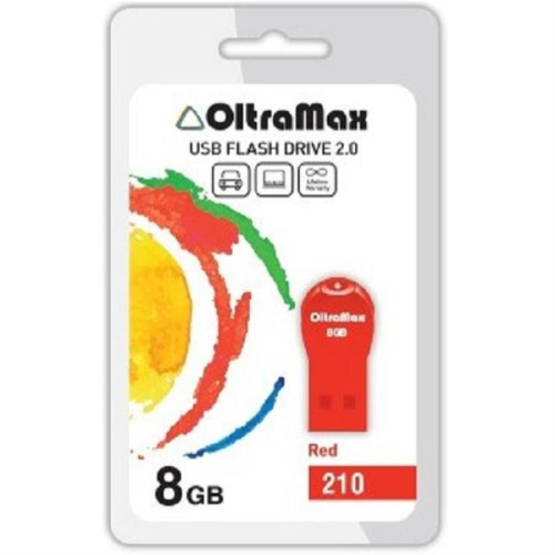 картинка Память USB 8Gb OltraMax 210 красный (OM8GB210-Red) от магазина Интерком-НН