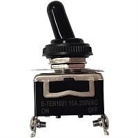 картинка Переключатель (тумблер) E-TEN1021 (223(19)) 2 контакта, клеммы под винт ON-OFF 15A 250VAC от магазина Интерком-НН