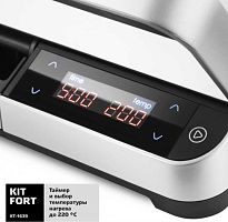 картинка Электрогриль Kitfort KT-1639 2000Вт белый/черный от магазина Интерком-НН