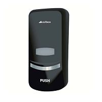 картинка Ksitex SD-1369B Дозатор для мыла, шампуня, 1000мл, пластик, цвет черный  от магазина Интерком-НН