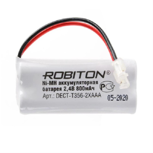 изображение Robiton DECT-T356-2XAAA (Т356) Аккумулятор Ni-MH, 2.4V, 800mAh магазин Компании Интерком-НН картинка Robiton DECT-T356-2XAAA (Т356) Аккумулятор Ni-MH, 2.4V, 800mAh от магазина Интерком-НН