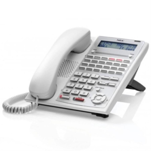 изображение Телефон IP4WW-24TXH-A-TEL (WH) 24 доп. кнопок, 2-х строчный дисплей, белый для NEC SL1000 магазин Компании Интерком-НН картинка NEC IP4WW-24TXH-A-TEL (WH) Телефон 24 кнопок белый, 2-х строчный дисплей для NEC SL1000 от магазина Интерком-НН