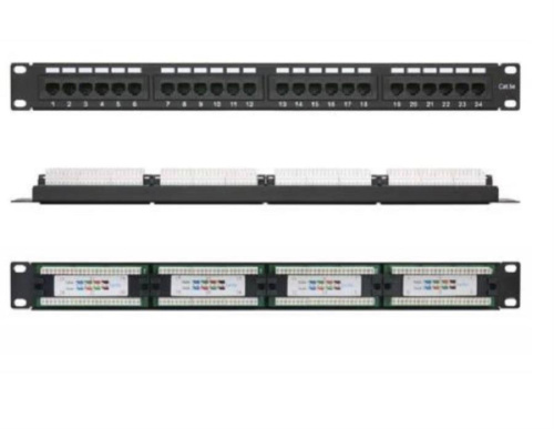 картинка EC-URP-24-UD2 19" патч-панель NETLAN RJ45 Cat.5e, 110, 24 порта  от магазина Интерком-НН