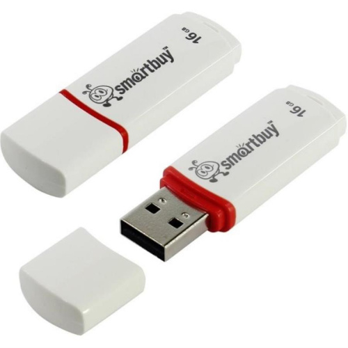 изображение Память USB 16Gb Smart Buy Crown белый 2.0 (SB16GBCRW-W) магазин Компании Интерком-НН картинка Память USB 16Gb Smart Buy Crown белый 2.0 (SB16GBCRW-W) от магазина Интерком-НН