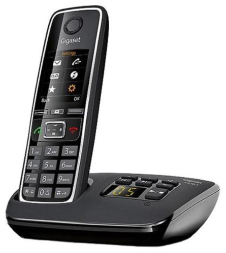 картинка Р/Телефон Dect Gigaset C530A RUS черный автооветчик АОН от магазина Интерком-НН
