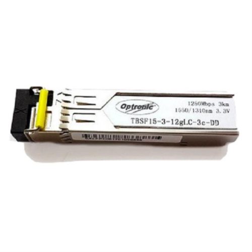 картинка Optronic TBSF15-3-12gLC-3c-DD Модуль SFP WDM, 1.25Гбит/с, 1550/1310нм, 3км, DDM от магазина Интерком-НН