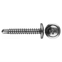 картинка Саморезы 4,2х32 с прессшайбой, наконечник сверло, оцинкованные (500шт) от магазина Интерком-НН