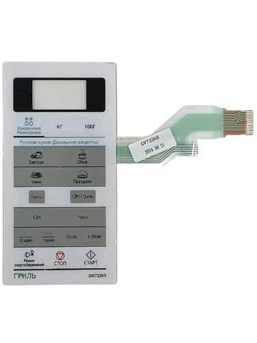 картинка Samsung DE34-00385A Сенсорная панель управления для микроволновой печи (СВЧ) GW733KR/BWT  от магазина Интерком-НН