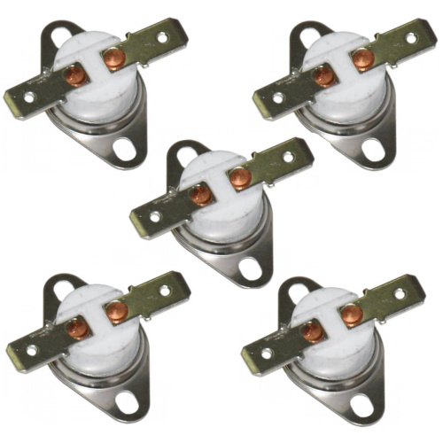 картинка KSD302-95NC-16A 5шт. термостат керамический с фланцем 95°C нормально замкнутый 250V 16A от магазина Интерком-НН