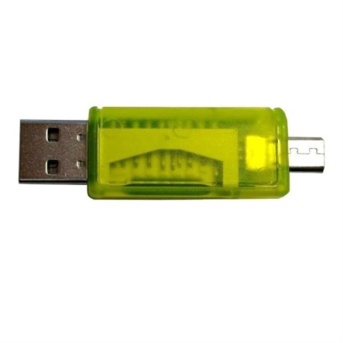 картинка OTG картридер (3329) micro USB (желтый) от магазина Интерком-НН