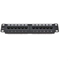 картинка Патч-панель UTP, 10", 12 портов RJ45, cat.5е, 1U, Dual Type, Netko СКС, "J" от магазина Интерком-НН