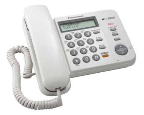 изображение Проводной телефон Panasonic KX-TS2358RUW, цвет белый магазин Компании Интерком-НН фото 2 картинка Panasonic KX-TS2358RUW проводной телефон, цвет белый от магазина Интерком-НН фото 2