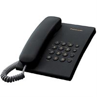 картинка Panasonic KX-TS2350RUB проводной телефон , цвет черный от магазина Интерком-НН