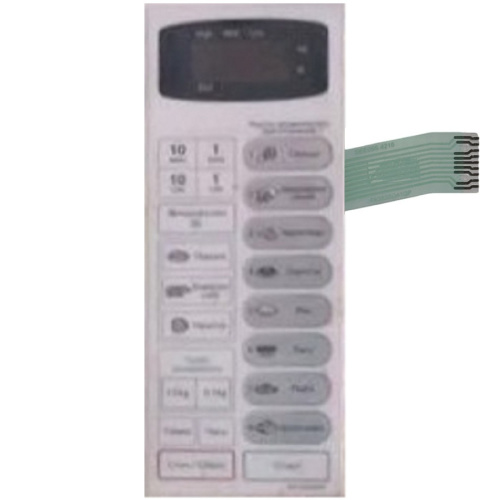 картинка Panasonic F630Y6W40HZP Сенсорная панель на русском для СВЧ (микроволновой печи) NN-S554WF ZPE белая от магазина Интерком-НН