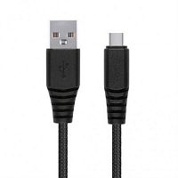картинка Smartbuy Дата-кабель Smartbuy USB - Type C, экстрапрочный, длина 2.0 м, до 2А, черный iK-3130n-2 от магазина Интерком-НН