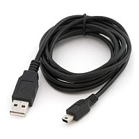 картинка Кабель USB для заряда mini USB 1.2м черный  от магазина Интерком-НН