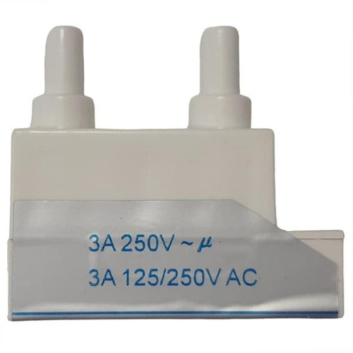 картинка Выключатель света 306(16) 2-х кнопочный, 3 контакта 250V, 3A для холодильника  от магазина Интерком-НН