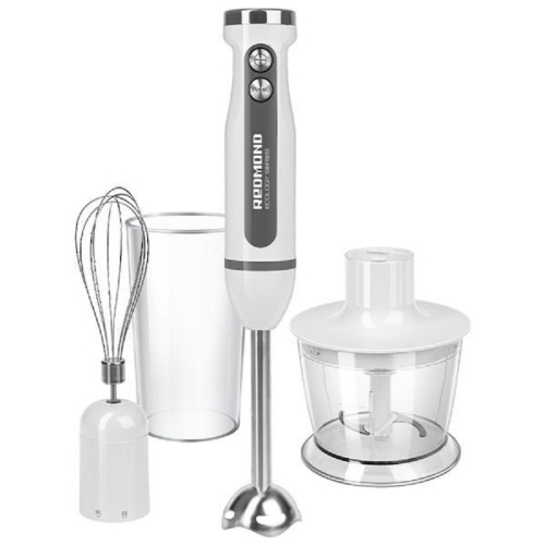 картинка Redmond RHB-2969 Погружной блендер 1200 Вт, регулировка оборотов, режим "турбо", цвет: белый от магазина Интерком-НН