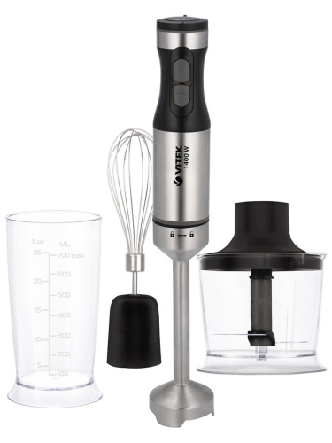 картинка Vitek VT-3003 погружной блендер 1400Вт регулировка оборотов, режим турбо, цвет черный от магазина Интерком-НН