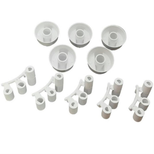 картинка Комплект универсальных ручек, белые (5шт) для плиты от магазина Интерком-НН фото 2