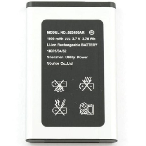 изображение Panasonic 523450AR Аккумуляторная батарея Li-Ion 1000mAh 3,7 В KX-TU110RUB, KX-TU110RUC, KX-TU110RUV магазин Компании Интерком-НН фото 2 картинка Panasonic 523450AR Аккумуляторная батарея Li-Ion 1000mAh 3,7 В KX-TU110RUB, KX-TU110RUC, KX-TU110RUV от магазина Интерком-НН фото 2