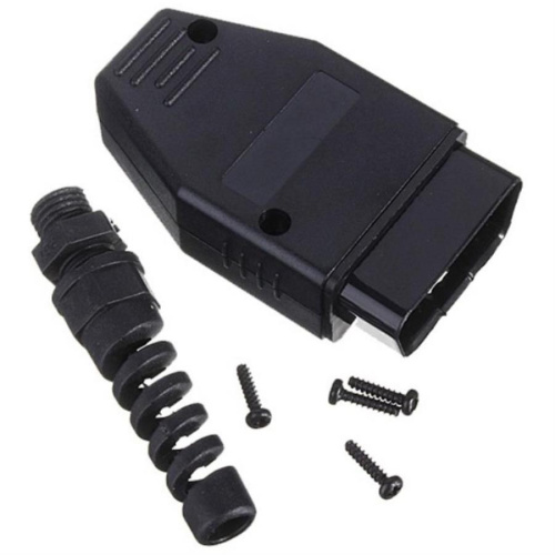 картинка Разъем OBD2 (OBD–II, J1962) 16-ти контактный, разборный, под пайку от магазина Интерком-НН фото 4