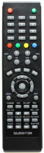картинка Huayu 32LED01T2M (20788) пульт дистанционно управления (ПДУ) для телевизора AKIRA от магазина Интерком-НН фото 2