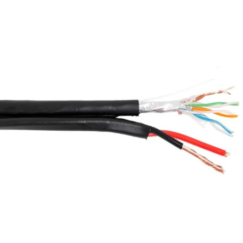 изображение Мульти-кабель (4 экранированные витые пары + питание) FTP4PR 24AWG 4x2x0.5 + 2x0,75 outdoor (200м) для наружных работ магазин Компании Интерком-НН фото 2 картинка Мульти-кабель FTP4 24AWG 4x2x0.5 + 2x0,75 витая пара экранированная (200м) для наружных работ от магазина Интерком-НН фото 2