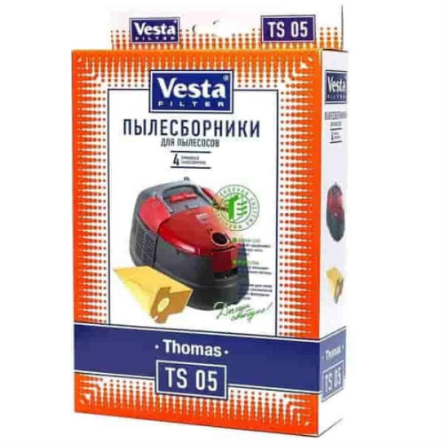изображение Vesta filter TS05 комплект мешков-пылесборников бумажных (4шт) для пылесоса Thomas магазин Компании Интерком-НН картинка Vesta filter TS05 комплект мешков-пылесборников бумажных (4шт) для пылесоса Thomas от магазина Интерком-НН