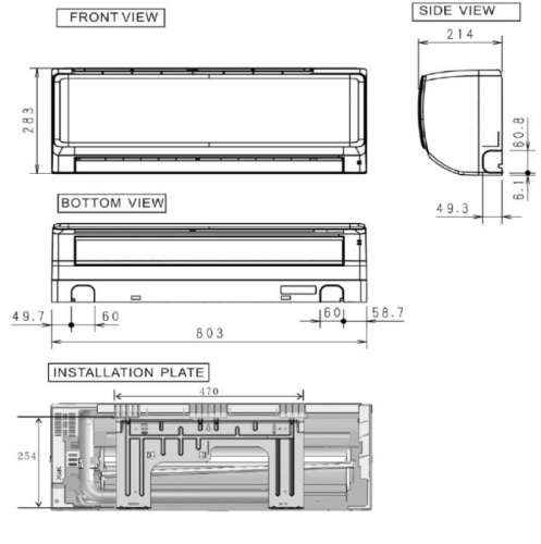 картинка Panasonic CS-YW7MKD / CU-YW7MKD Кондиционер, настенная сплит-система от магазина Интерком-НН фото 3