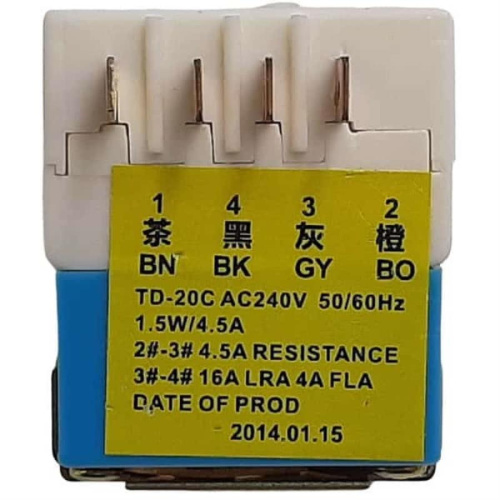 картинка Таймер оттайки механический TD-20C для холодильника Samsung, Whirlpool  от магазина Интерком-НН фото 2