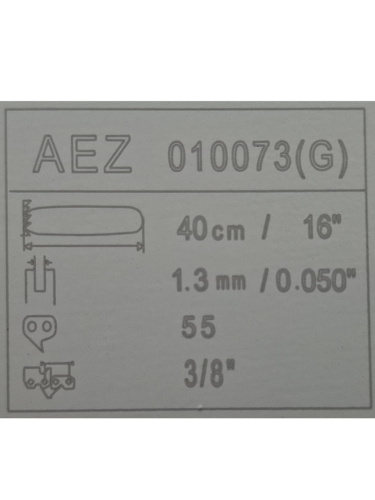 изображение AEZ 010073(G) пильная шина (3,8"х1,3мм х 55зуб, 40см) для цепных пил Stihl 16" серия General магазин Компании Интерком-НН фото 3 картинка AEZ 010073(G) пильная шина (3,8"х1,3мм х 55зуб, 40см) для цепных пил Stihl 16" серия General от магазина Интерком-НН фото 3