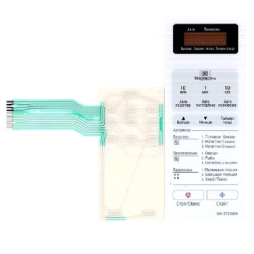 картинка Panasonic A630Y7W70HZP Сенсорная панель для микроволновой СВЧ печи NN-ST250W ZPE от магазина Интерком-НН фото 4