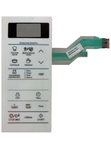 картинка Samsung DE34-00382Z Сенсорная панель управления для микроволновой печи (СВЧ) ME83KRW-1 белый от магазина Интерком-НН