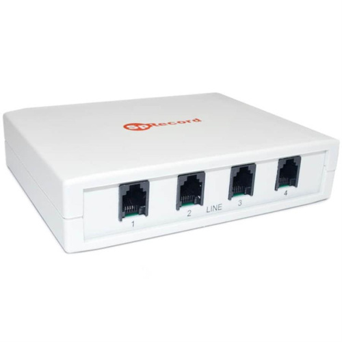 картинка SpRecord AT4 Система записи с автоответчиком, четыре канала от магазина Интерком-НН