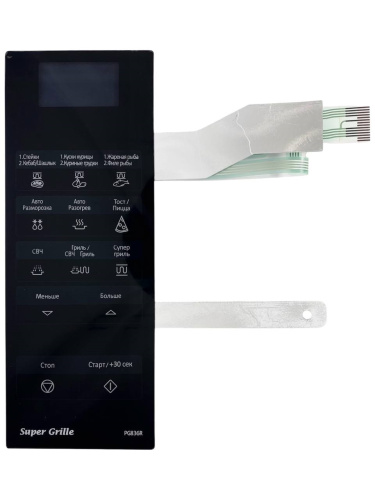 картинка Samsung DE34-00290A Сенсорная панель управления для микроволновой печи (СВЧ) PG836R черный от магазина Интерком-НН