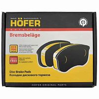 картинка Hofer HF350810 колодки тормозные передние (4шт) для автомобиля Lada Largus, Renault Logan от магазина Интерком-НН