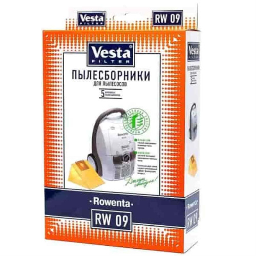 изображение Vesta filter RW09 комплект мешков-пылесборников бумажных (5шт) для пылесоса Rowenta магазин Компании Интерком-НН картинка Vesta filter RW09 комплект мешков-пылесборников бумажных (5шт) для пылесоса Rowenta от магазина Интерком-НН