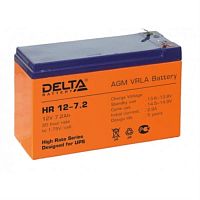 картинка DELTA HR12-7.2 Аккумуляторная батарея АКБ-12/7  от магазина Интерком-НН