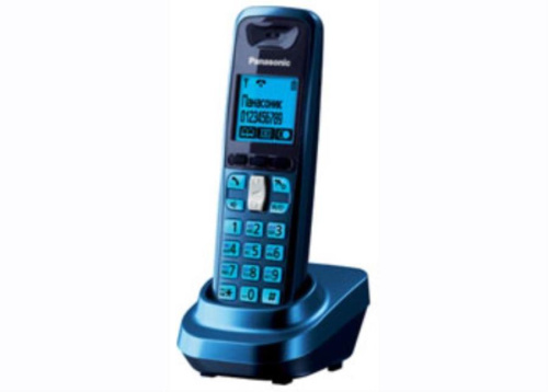 картинка Panasonic KX-TGA641RUC - Дополнительная трубка DECT (радиотелефон) , цвет: синий  от магазина Интерком-НН