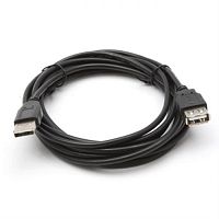картинка Кабель-удлинитель USB 2.0 AM/AF 1.0м черный (пакет) K801  от магазина Интерком-НН